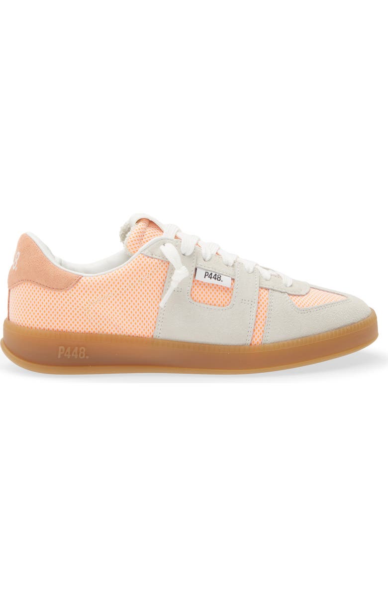 P448 Monza Sneaker, Alternate, color, White Orange