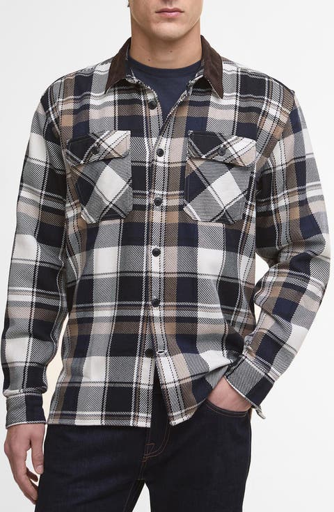 Grasmoor Plaid Heavyweight Cotton Twill Button-Up Shirt