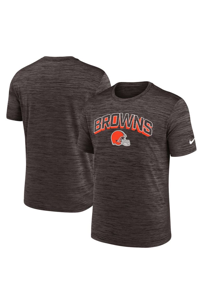 Men's Nike Brown Cleveland Browns Velocity Performance T-Shirt, Main, color, Brown