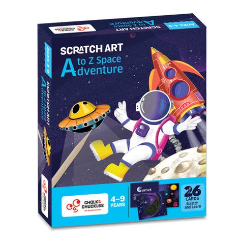 Scratch Art A to Z Space Adventure
