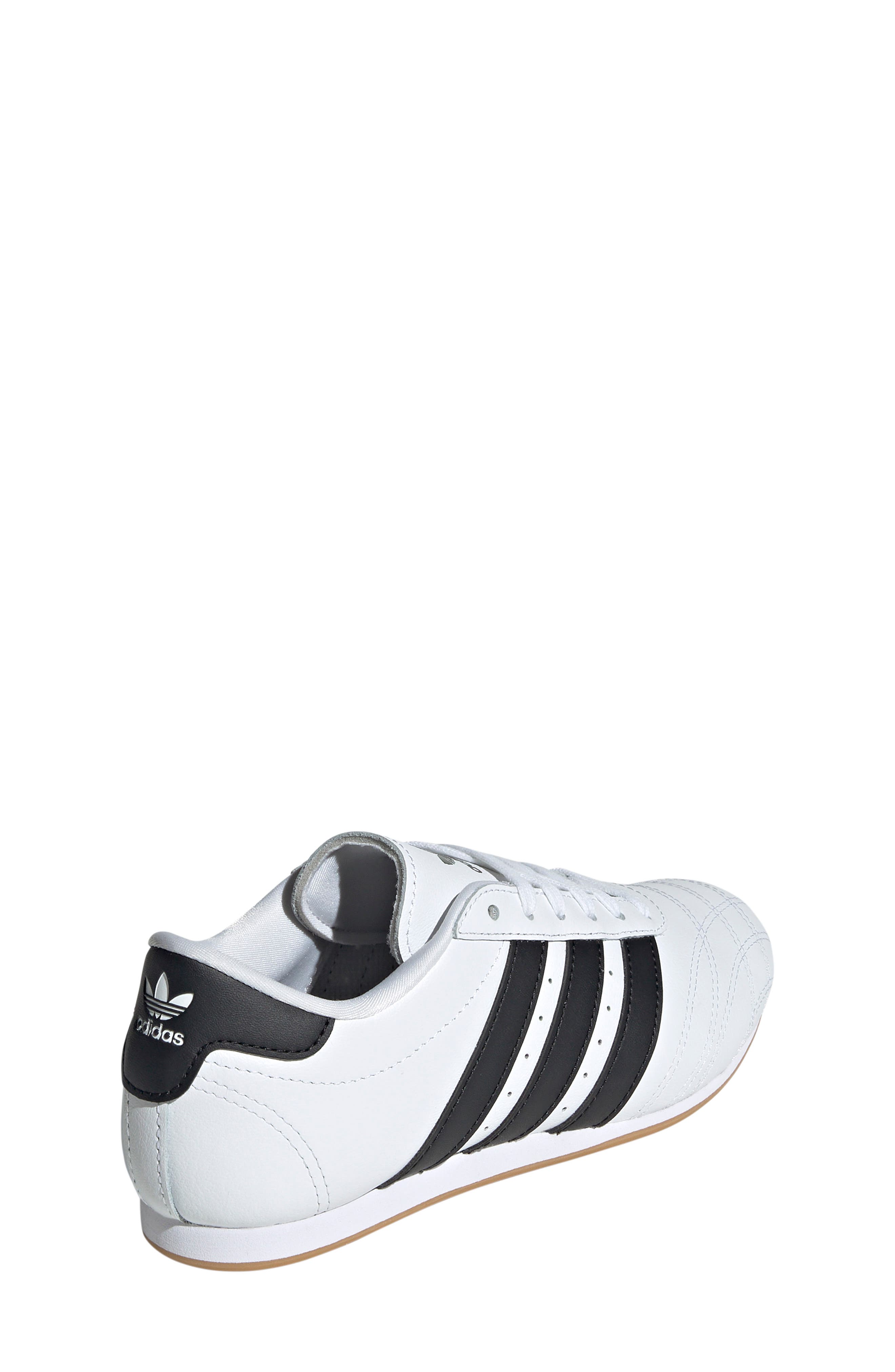 adidas Kids' Taekwondo Sneaker, Alternate, color, White/ Black/ Gum