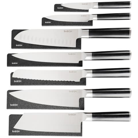 14-Piece High Carbon German Steel Full Tang Forged Knife Set with Sheaths
