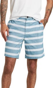 Original Penguin Stripe 8" Chino Shorts