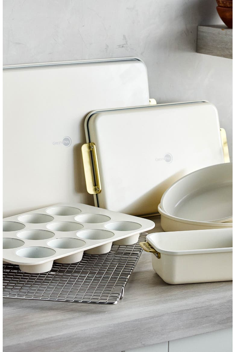 Reserve Bakeware 7-Piece Set, Alternate, color, CREAM