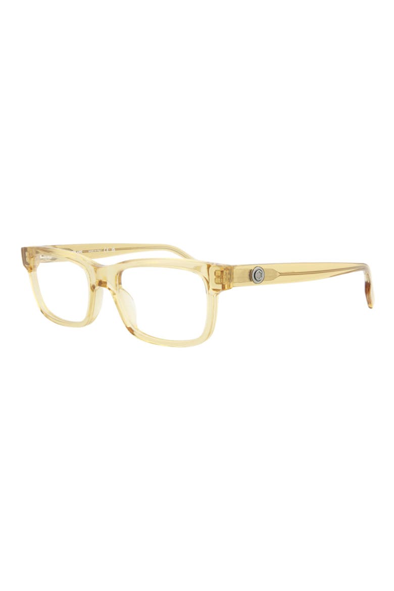 54mm Rectangular Optical Glasses, Alternate, color, ORANGE TRANSPARENT