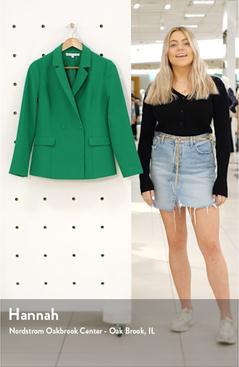 Tailored Double Breasted Blazer, sales video thumbnail