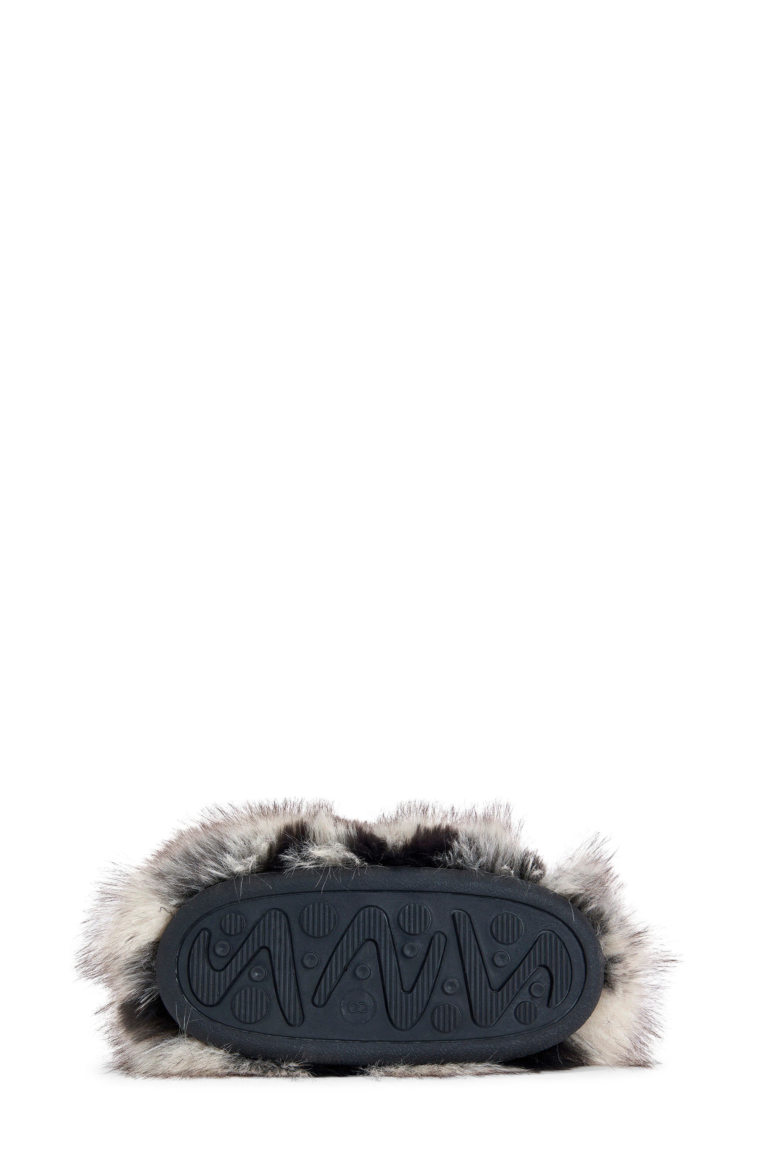 Alixia Faux Fur Boot, Alternate, color, GREY MULTI