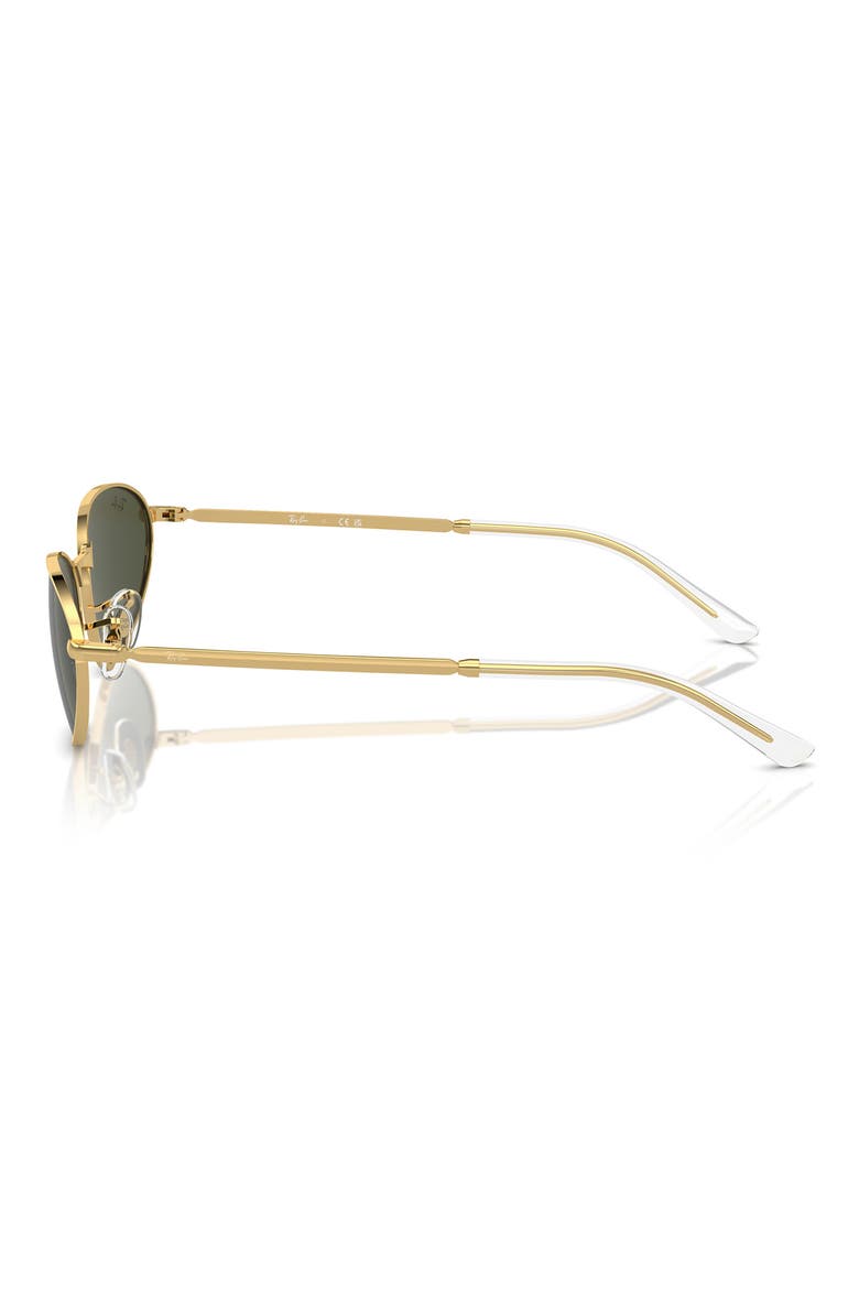59mm Irregular Oval Sunglasses, Alternate, color, GOLD FLASH