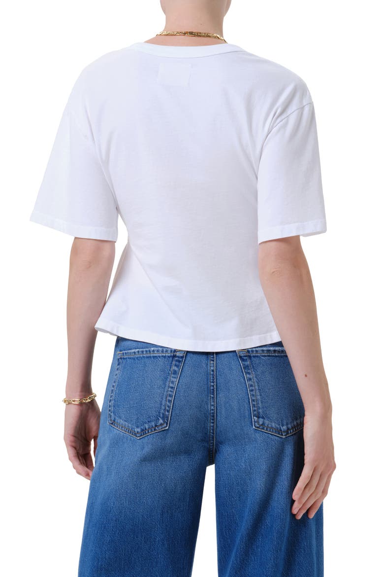 Reworked Cotton T-shirt, Alternate, color, WHITE
