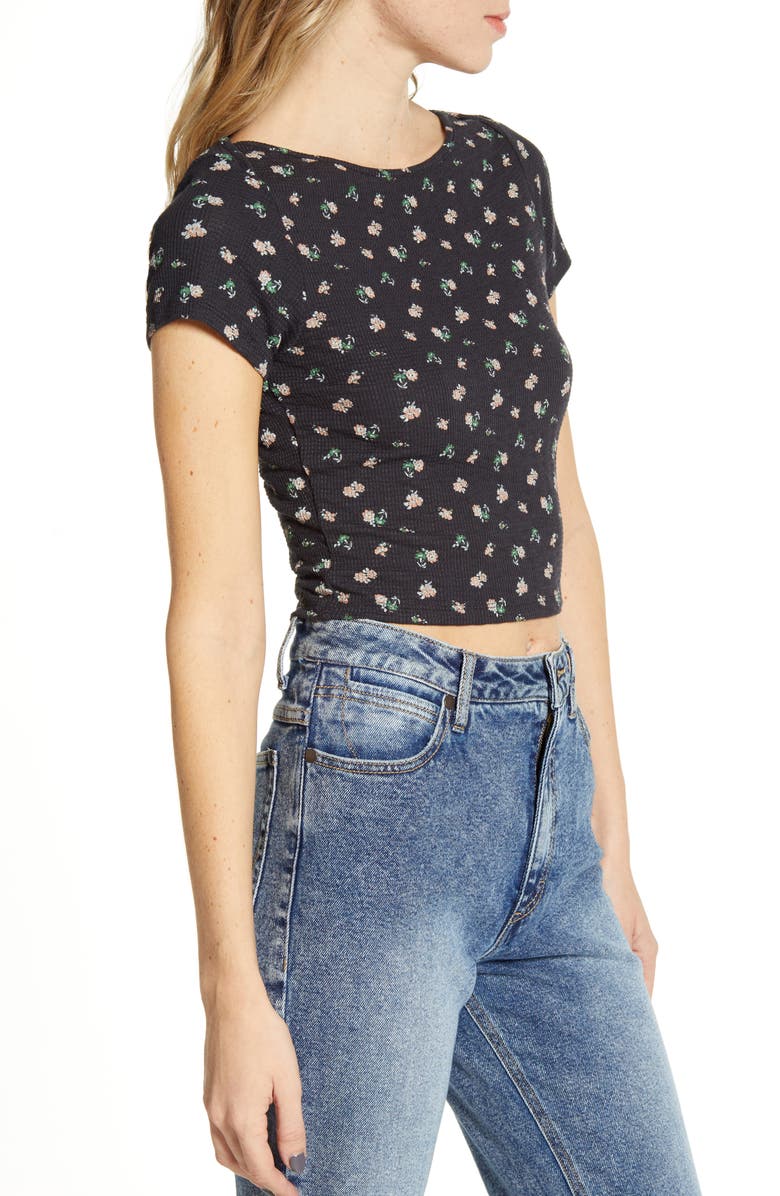 BDG Urban Outfitters Ditsy Floral Print Crop Top, Alternate, color,