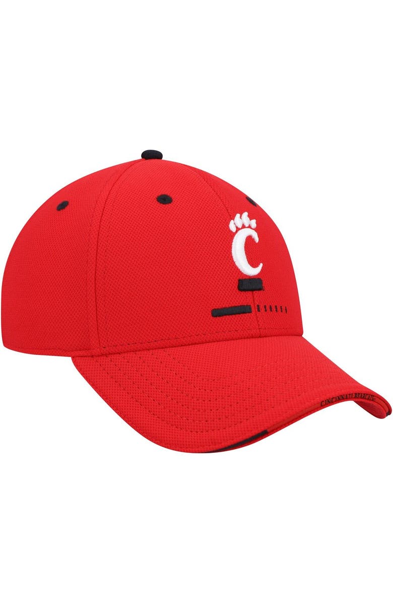 Under Armour Men's Under Armour Red Cincinnati Bearcats Blitzing Accent Performance Adjustable Hat, Alternate, color,
