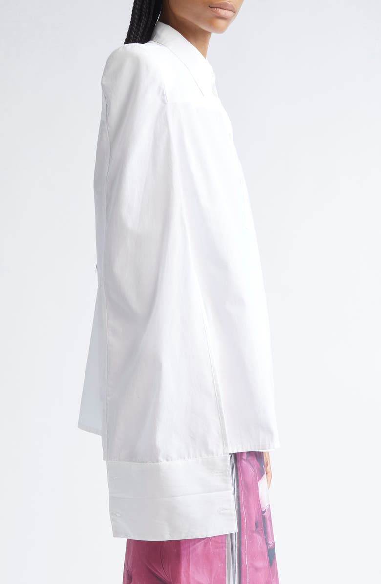JULIE KEGELS Corbusier Cape Shirt, Alternate, color, White
