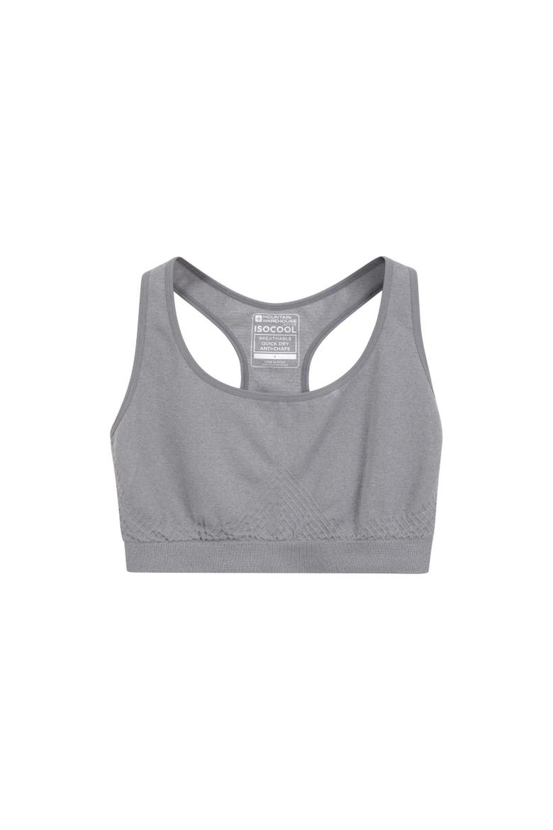 Anti-Chafe Seamless Sports Bra, Alternate, color, Gray