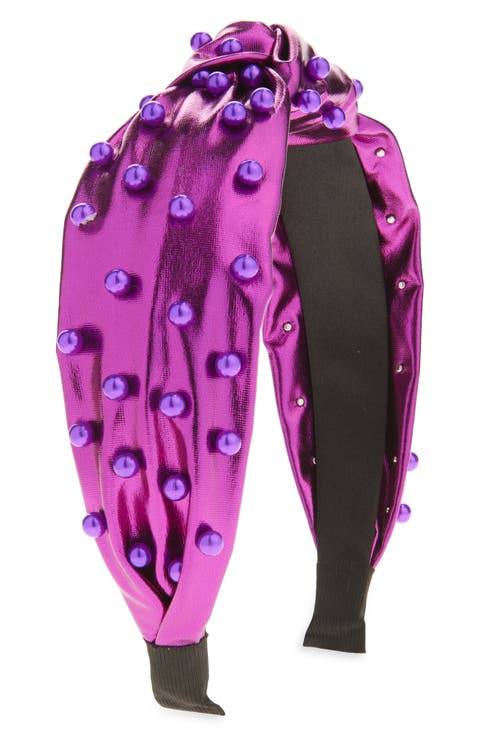 Kids' Faux Pearl Knotted Headband (Big Kid)