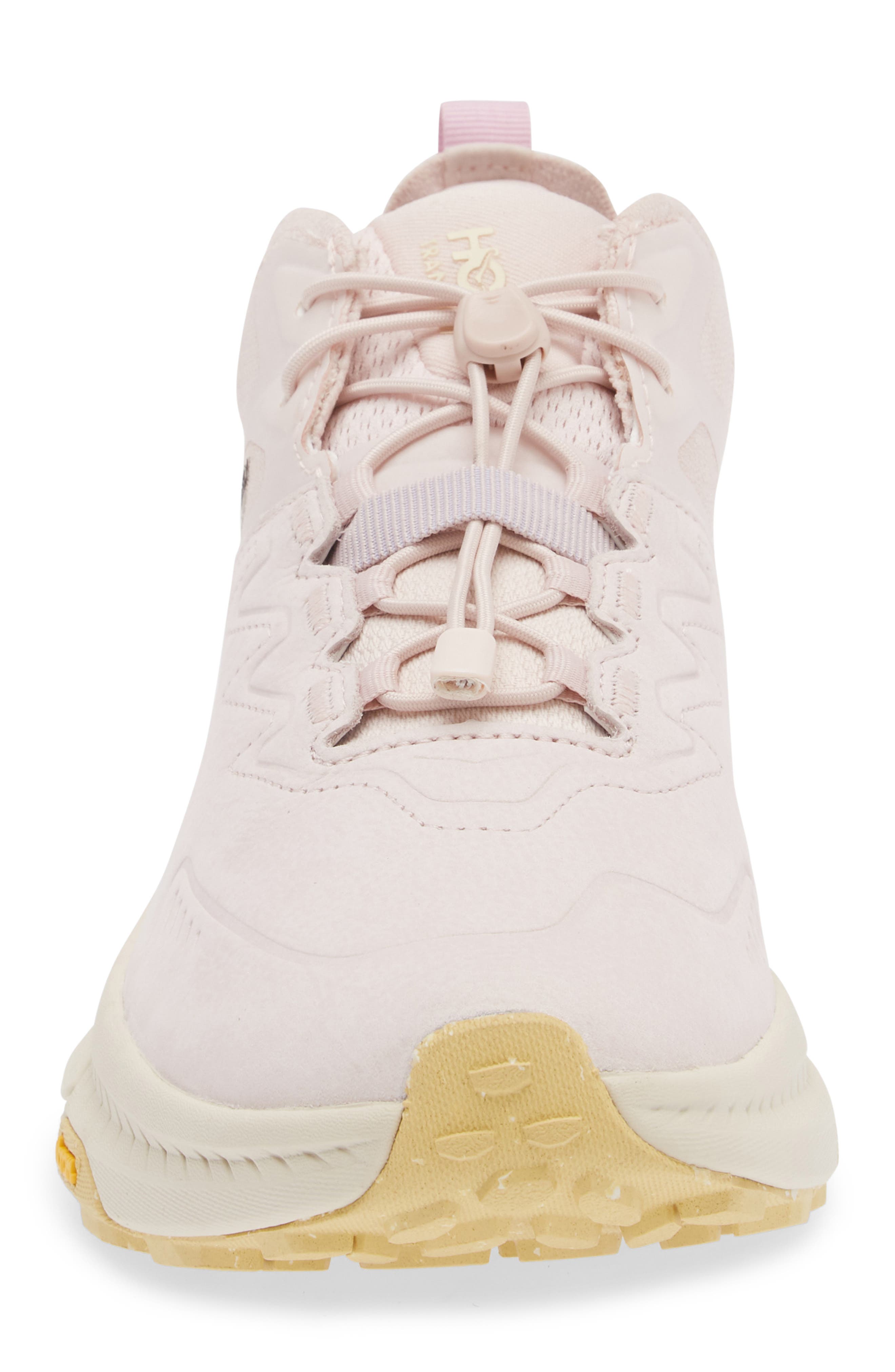 HOKA Transport Chukka Gore-Tex<sup>®</sup> Waterproof Running Shoe, Alternate, color, Cosmic Pearl / Oat Milk