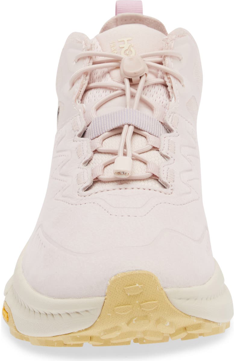 HOKA Transport Chukka Gore-Tex<sup>®</sup> Waterproof Running Shoe, Alternate, color, Cosmic Pearl / Oat Milk