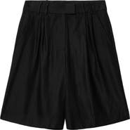 AllSaints Charley Pleated Shorts
