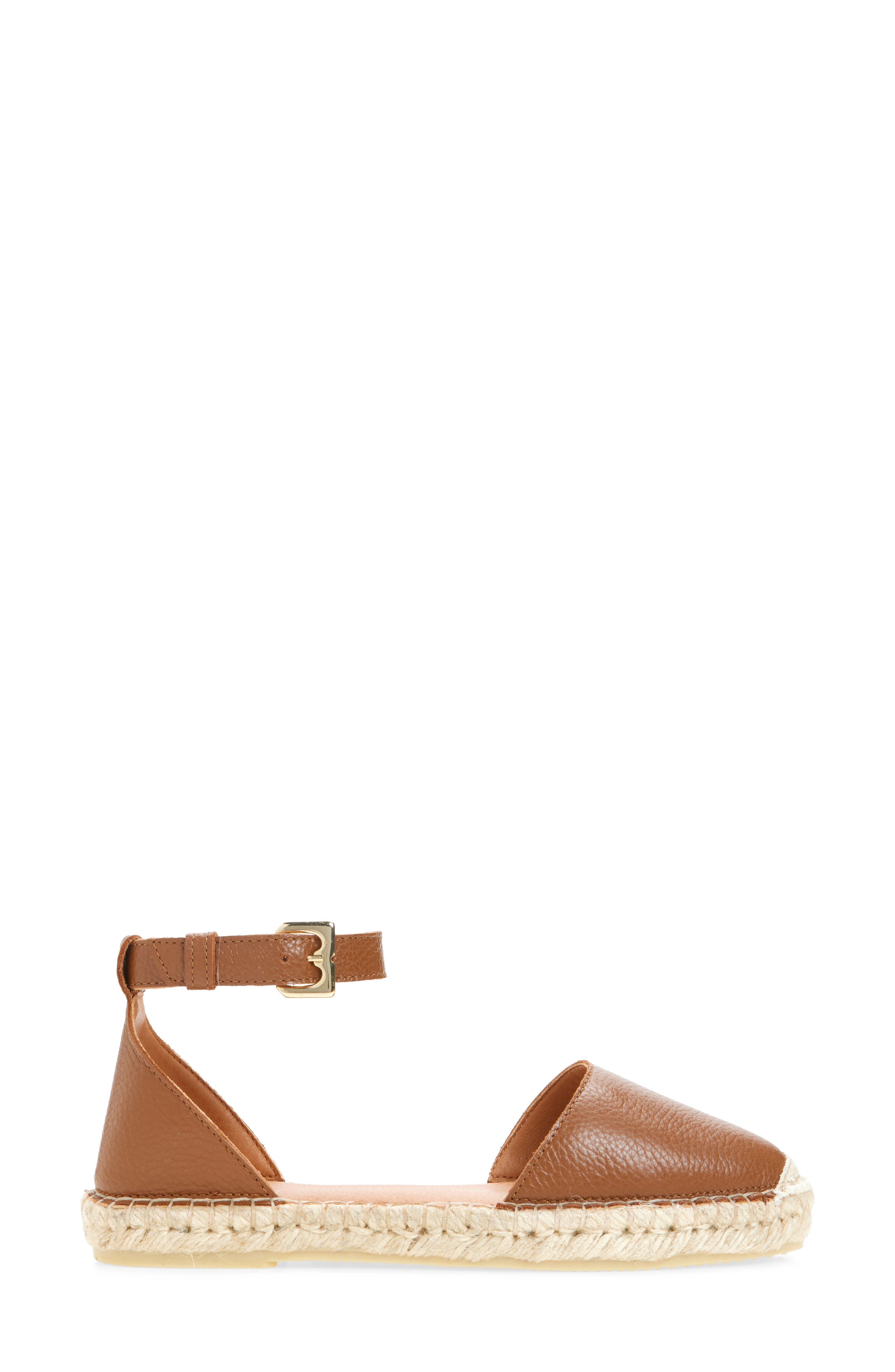 Sabella Espadrille Sandal, Alternate, color, COGNAC PEBBLED