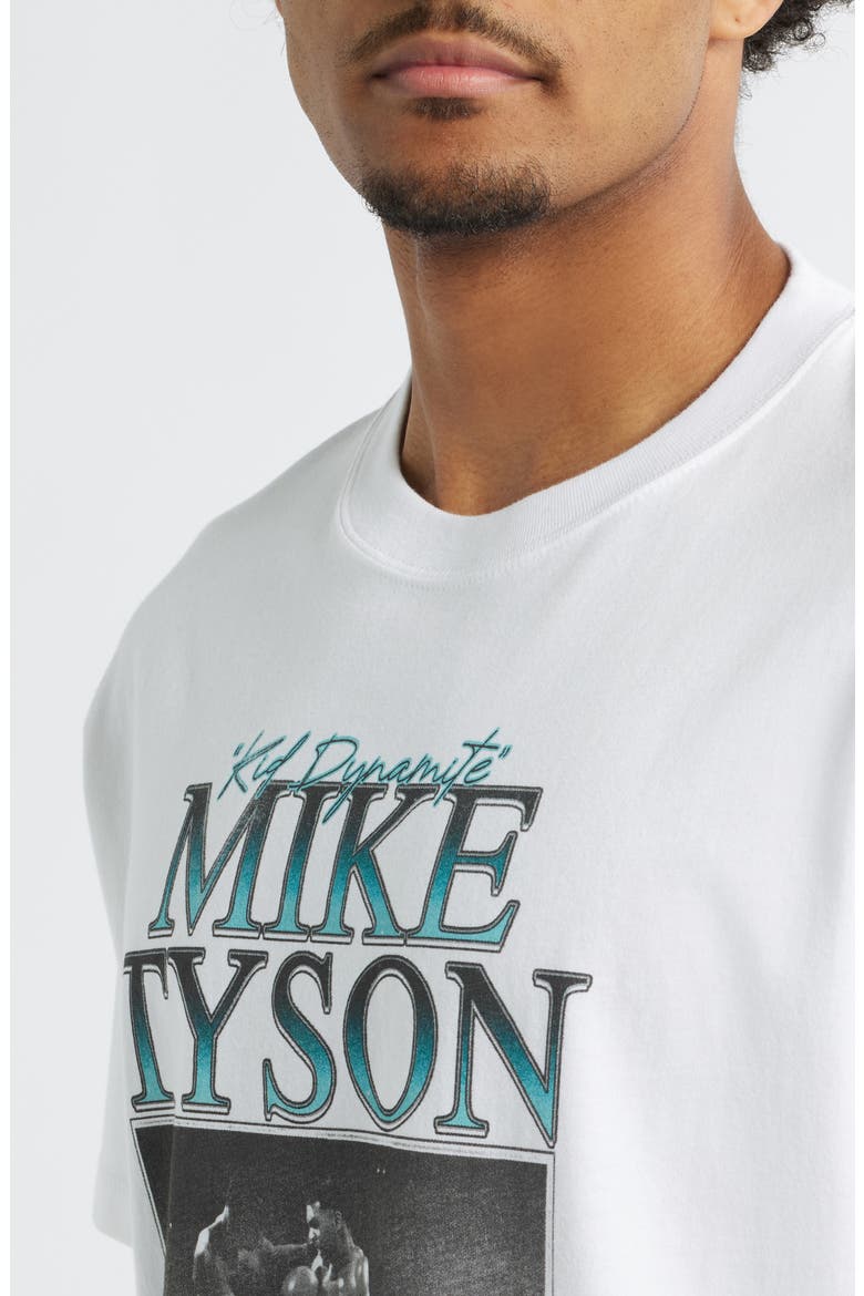 Mike Tyson Headlines Graphic T-Shirt, Alternate, color, WHITE