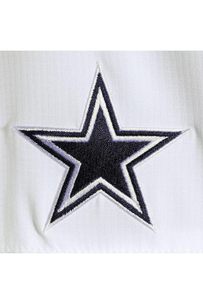 Men's Columbia White Dallas Cowboys Big & Tall Tamiami Woven Button-Down Shirt, Alternate, color, White