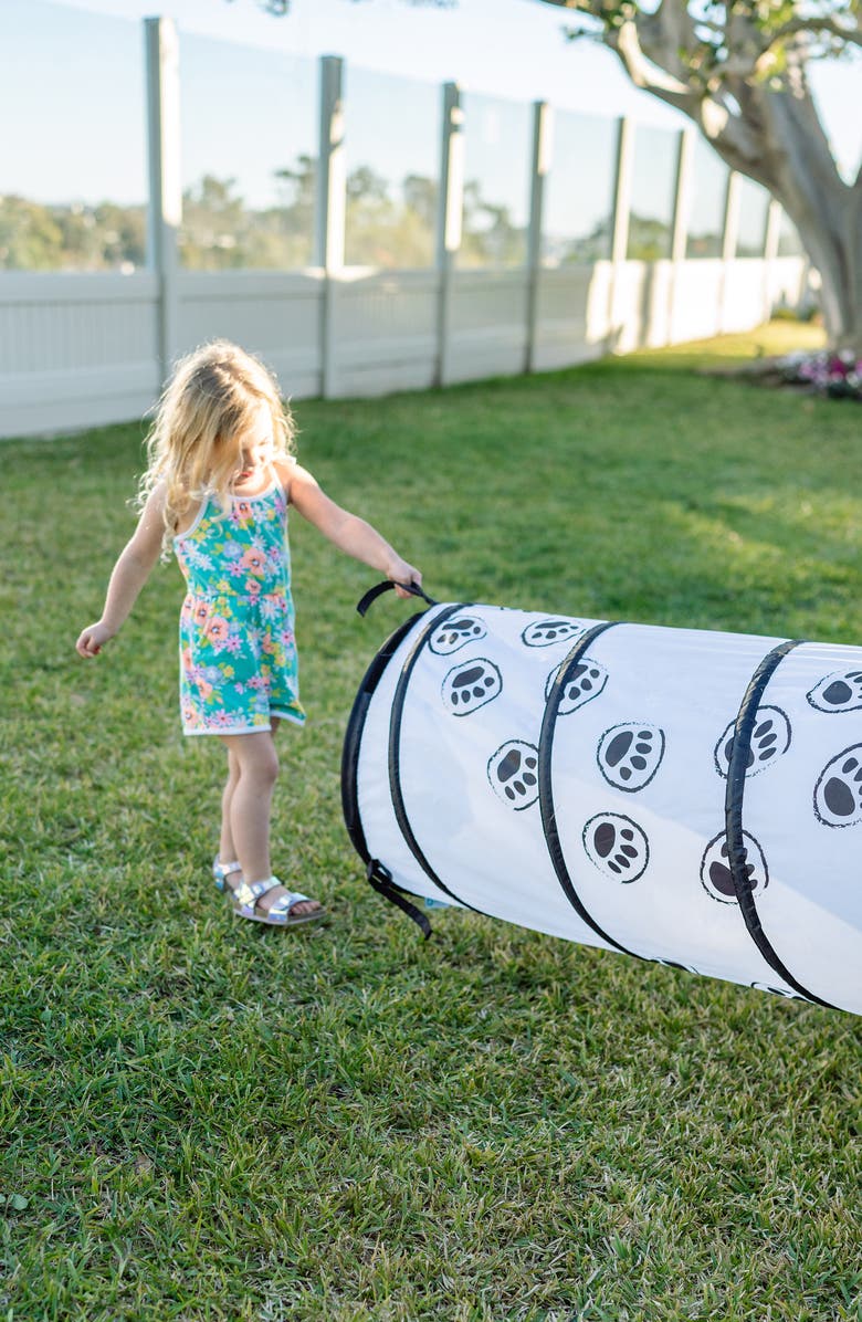 Pacific Play Tents Panda Paw 6-Foot Play Tunnel, Alternate, color, White