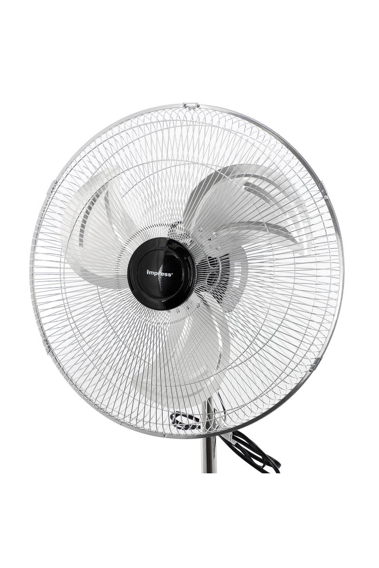 18 Inch Chrome Hi-Speed Industrial Standing Fan, Alternate, color, Black