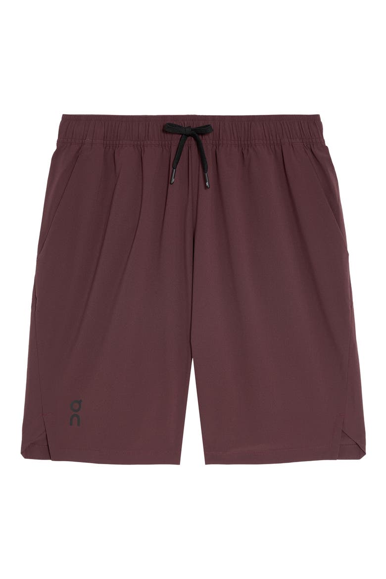 Focus Athletic Shorts, Alternate, color, MULBERRY