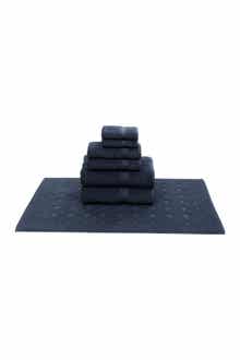 Linum Home Textiles Sinemis Terry 7-Piece Towel Set - Navy