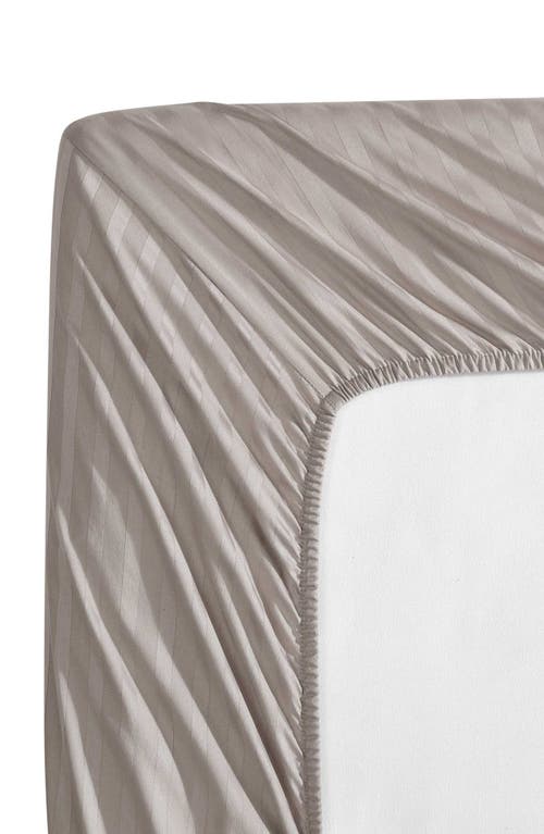 Vera Wang Dobby Stripe Sheet Set In French Clay