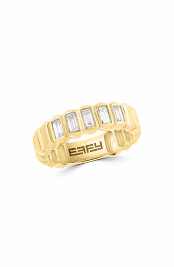 Baguette Cut Lab Grown Diamond Ring