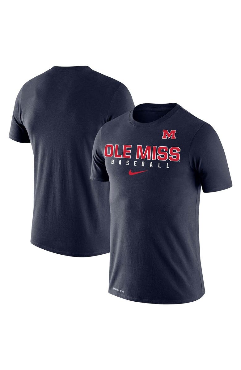 Nike Men's Nike Navy Ole Miss Rebels Baseball Legend Performance T-Shirt, Main, color, 