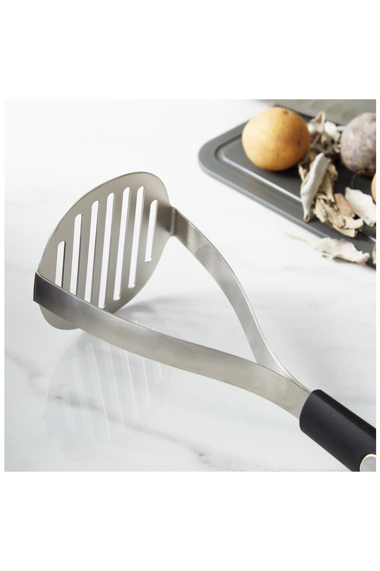 Potato Masher, Alternate, color, BLACK