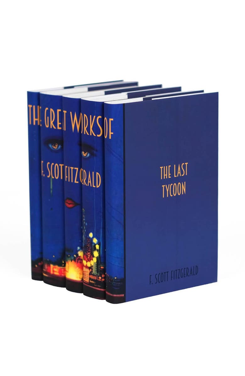 Juniper Books F. Scott Fitzgerald The Great Gatsby Cover Book Set, Alternate, color, Blue
