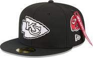 New Era x Alpha Industries Men's New Era x Alpha Industries Black Kansas City Chiefs 59FIFTY Fitted Hat