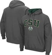 COLOSSEUM Men's Colosseum Charcoal Colorado State Rams Arch and Logo Pullover Hoodie