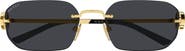 Gucci GG2228S 57mm Gradient Rectangular Sunglasses