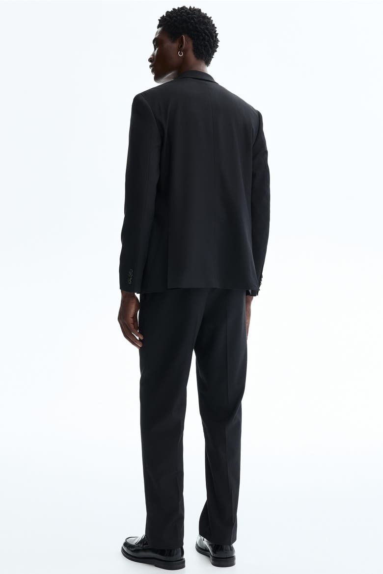 Regular Fit Suit Trousers, Alternate, color, Black