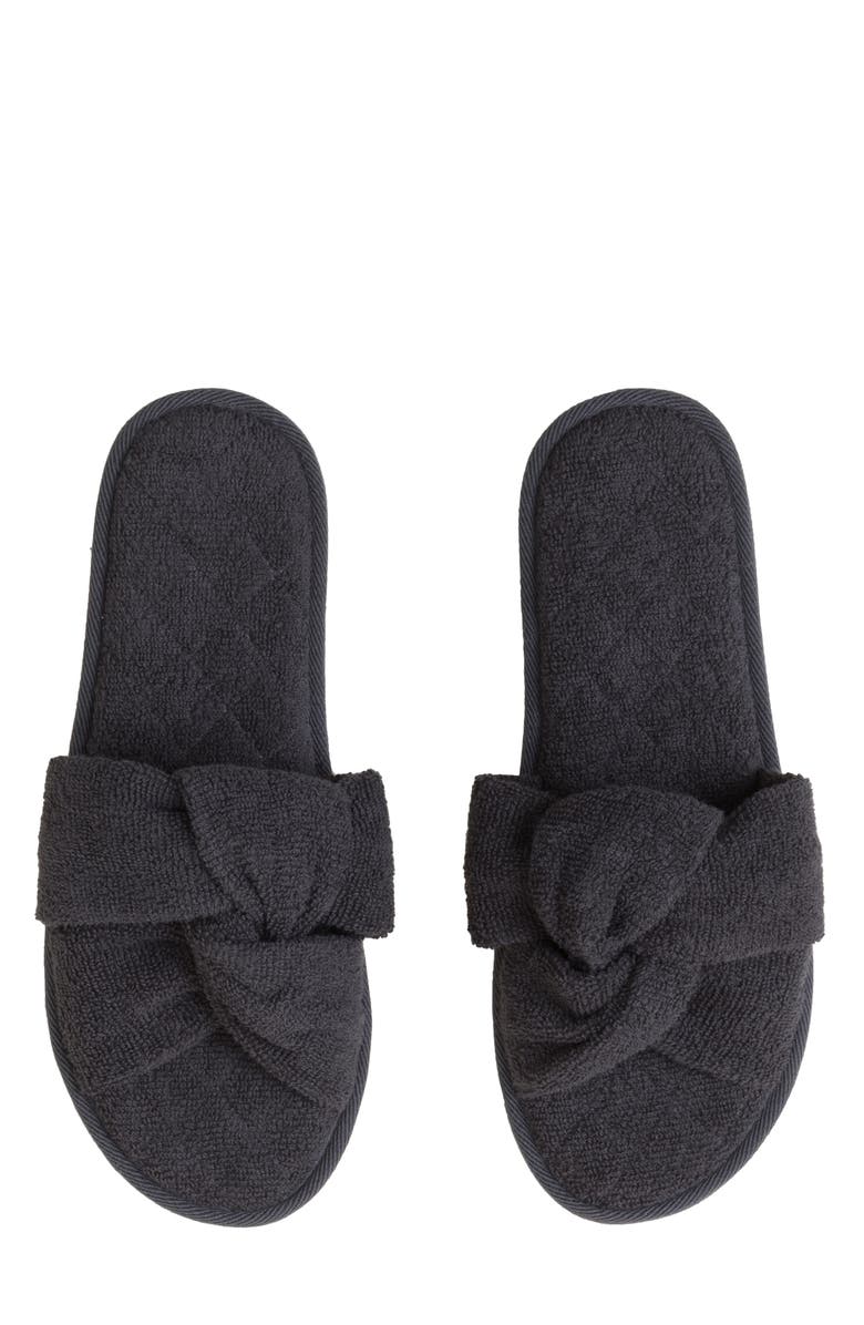 Barefoot Dreams<sup>®</sup> Cozy Terry<sup>®</sup> Slipper, Main, color, Carbon