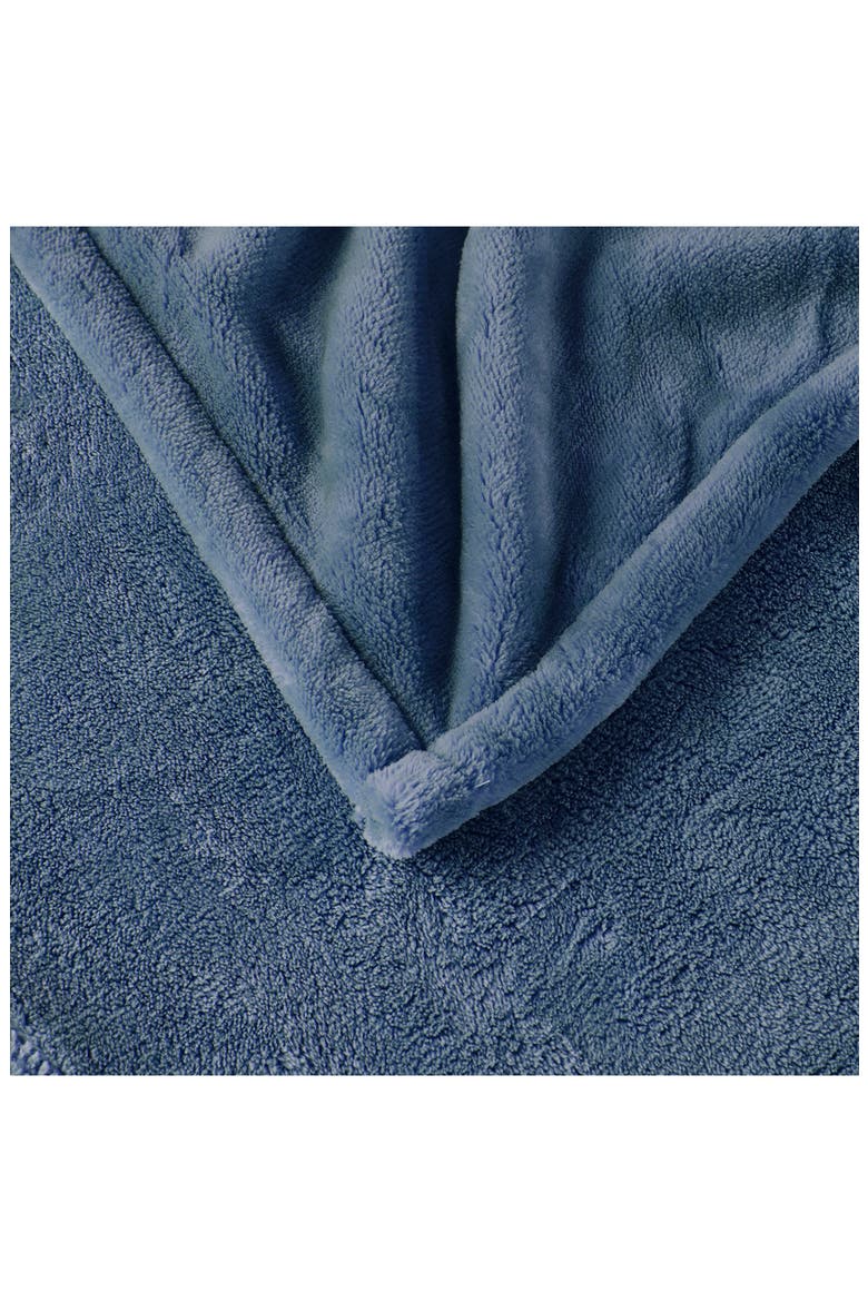 Heated Oversized Throw Blanket, Alternate, color, SAPPHIRE BLUE