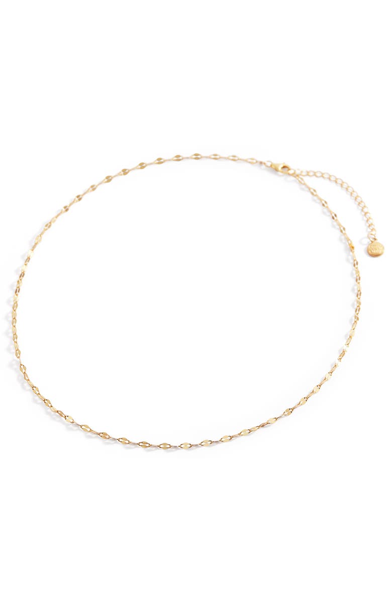 Mint & Lily Petal Chain Necklace, Alternate, color, 18K Gold Over Sterling Silver