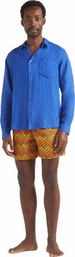Vilebrequin Men's Linen Solid Shirt