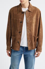 FRAME Suede Chore Coat