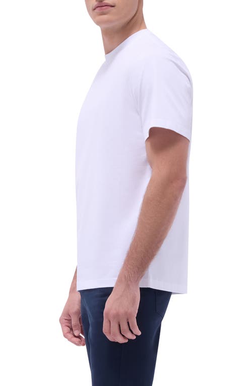 Bugatchi Ooohcotton® Crewneck T-shirt In White