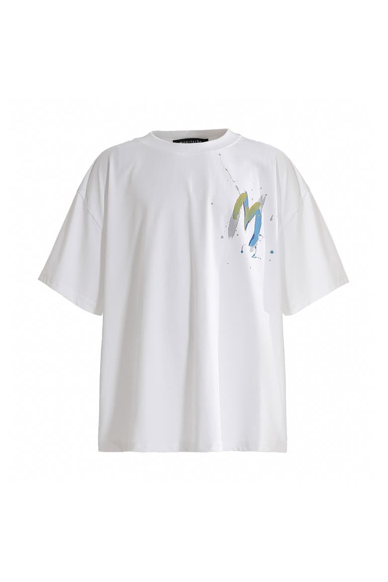 Oversized Graphic T-Shirt, Main, color, White