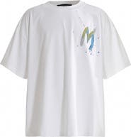 MOUSTACHE Oversized Graphic T-Shirt