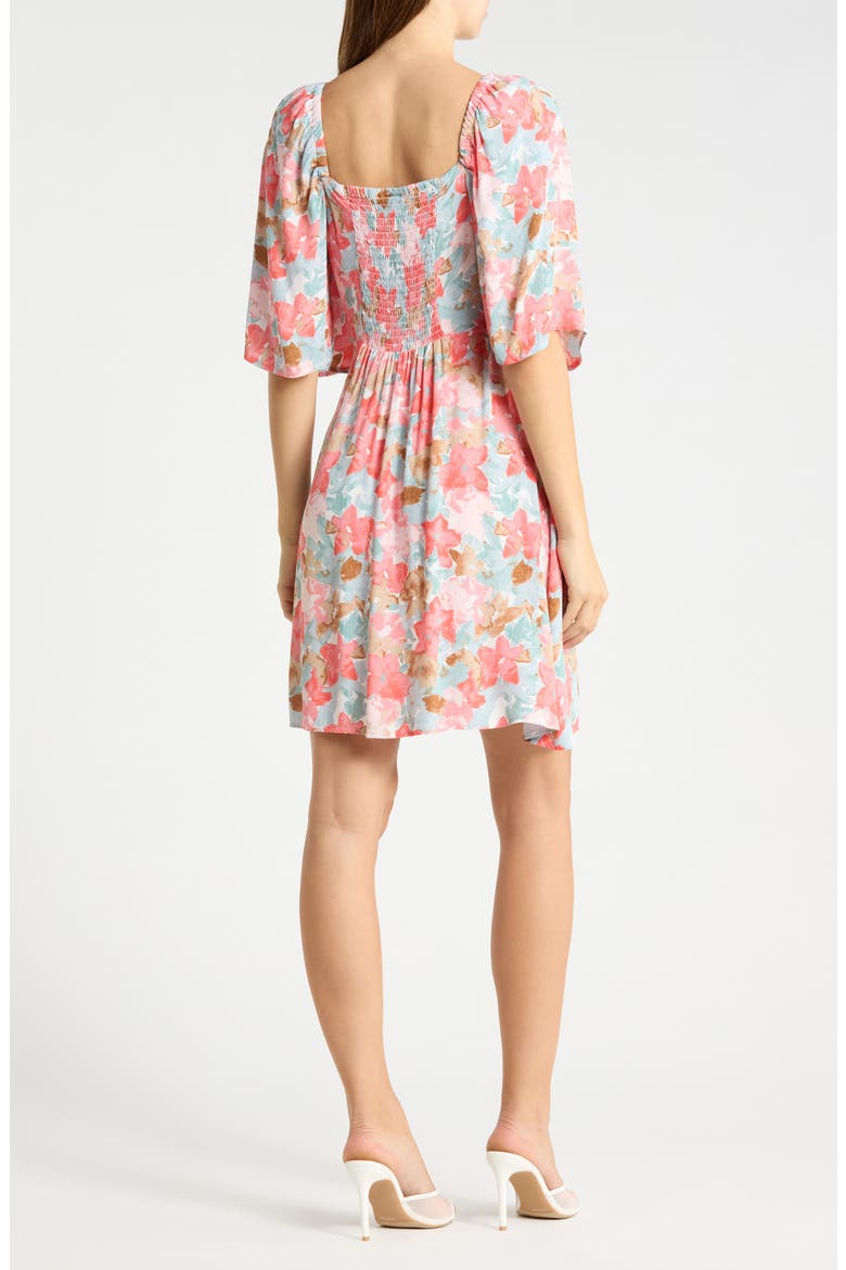 Floral Print Dress, Alternate, color, MULTI FLOWER