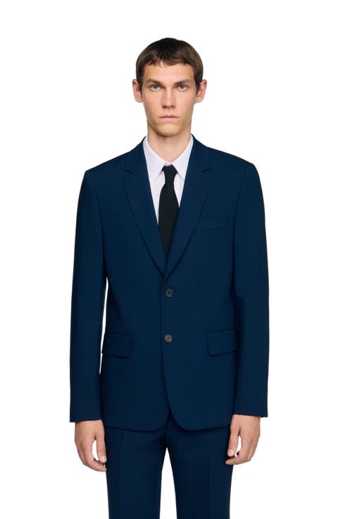 Wool suit jacket