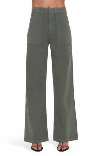 Pistola Nicole Stretch Cotton Wide Leg Pants