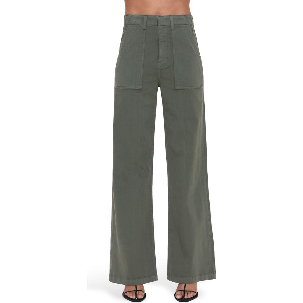 Pistola Nicole Stretch Cotton Wide Leg Pants