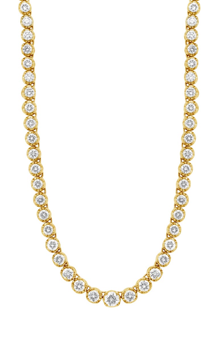 Bony Levy Audrey Diamond Tennis Necklace, Main, color, 18K Yellow Gold